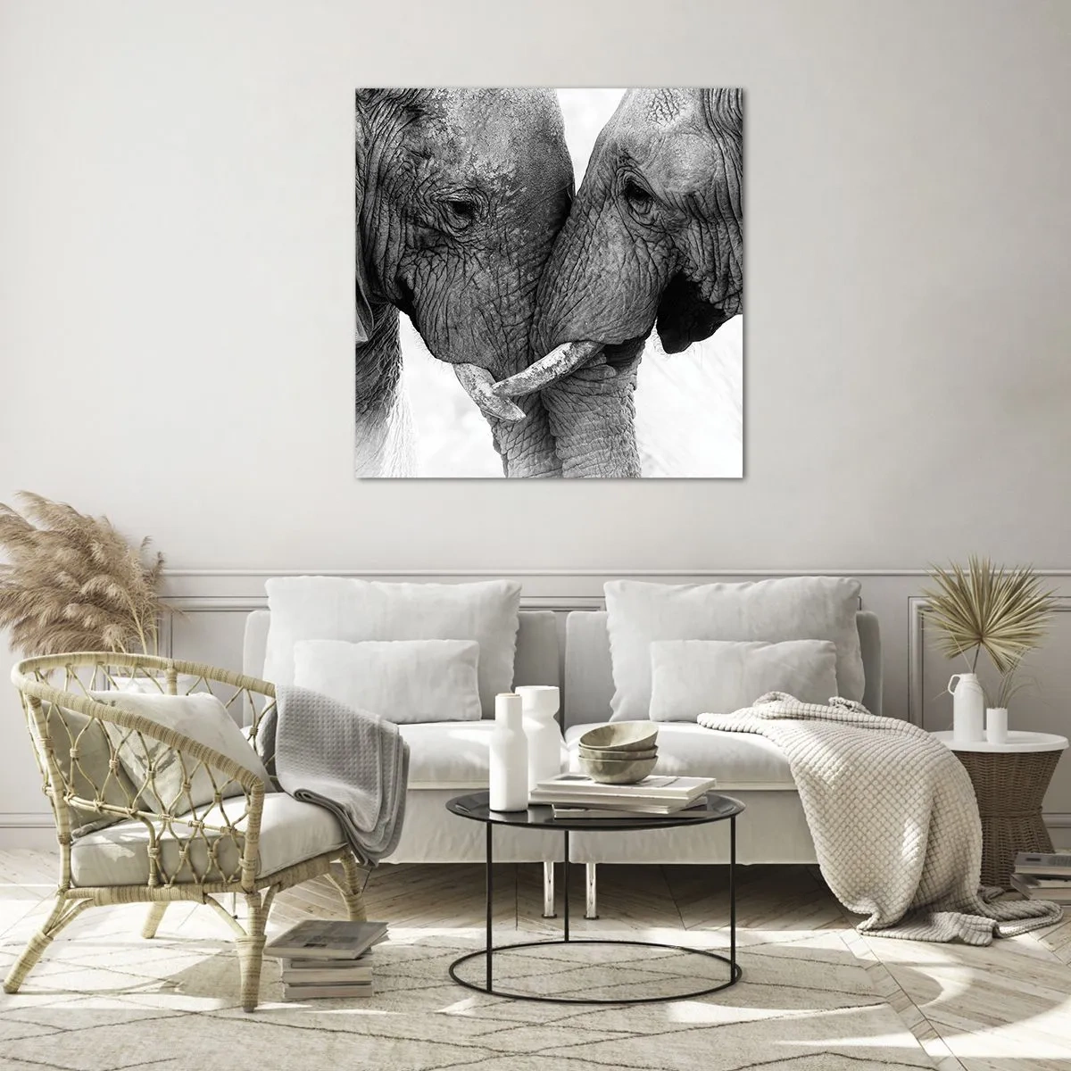 Schilderen op glas - Oprechte bekentenis - 50x50 cm