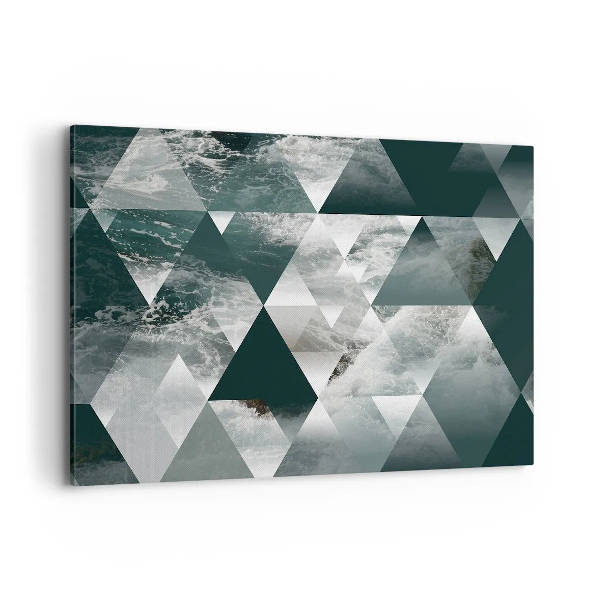 Schilderen op canvas - Kristal perspectief - 100x70 cm