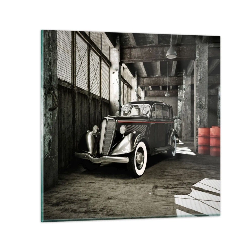 Schilderen op glas - De eeuwige elegantie van de jaren 30 - 30x30 cm