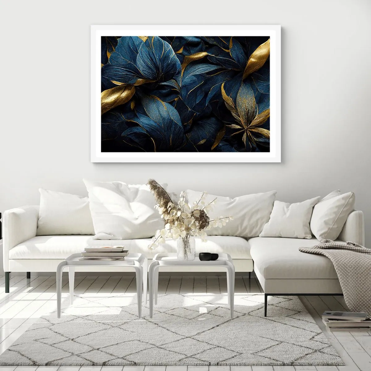 Poster in een witte lijst - Met goud gevoerd - 40x30 cm