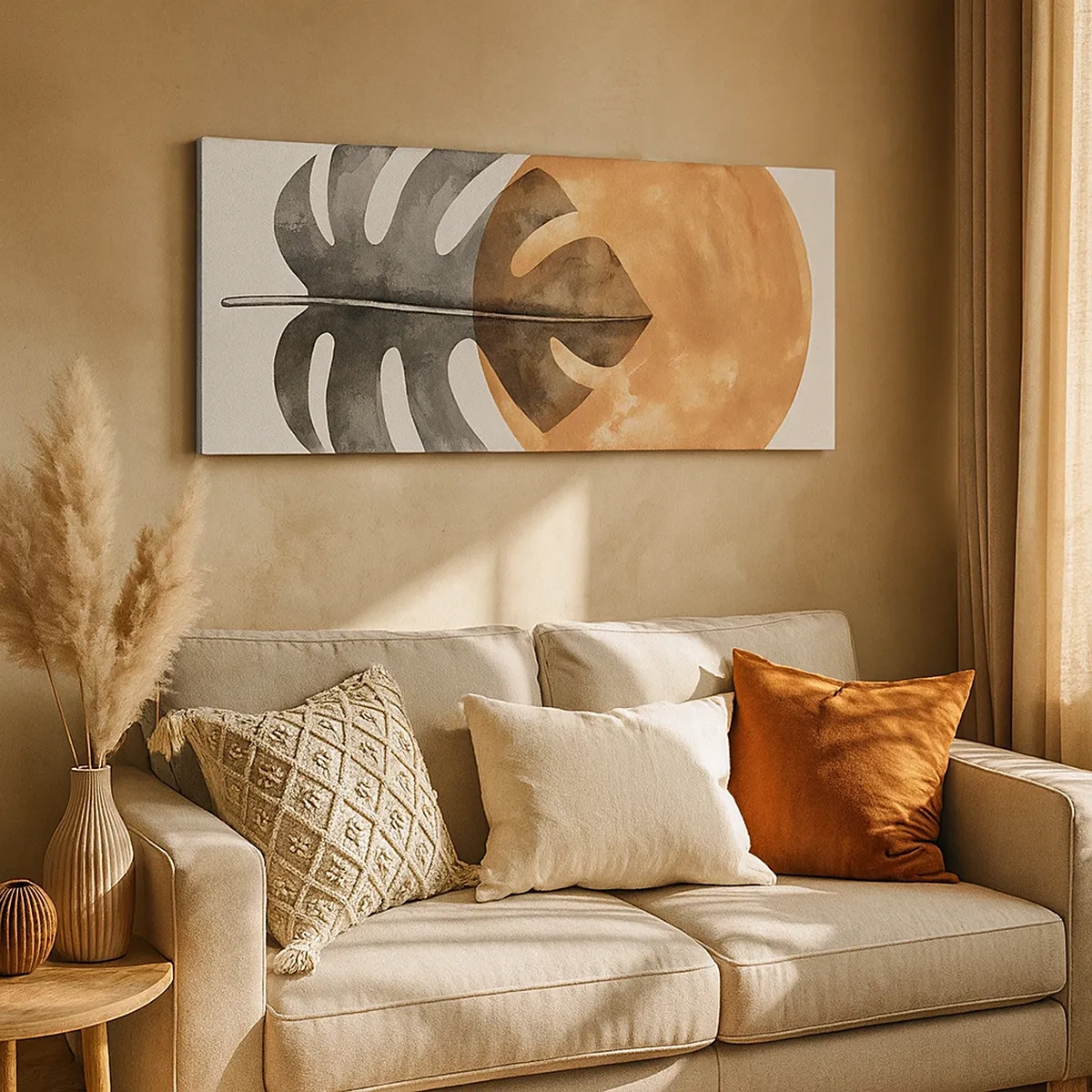 Schilderen op canvas - Altijd de zon - 30x30 cm