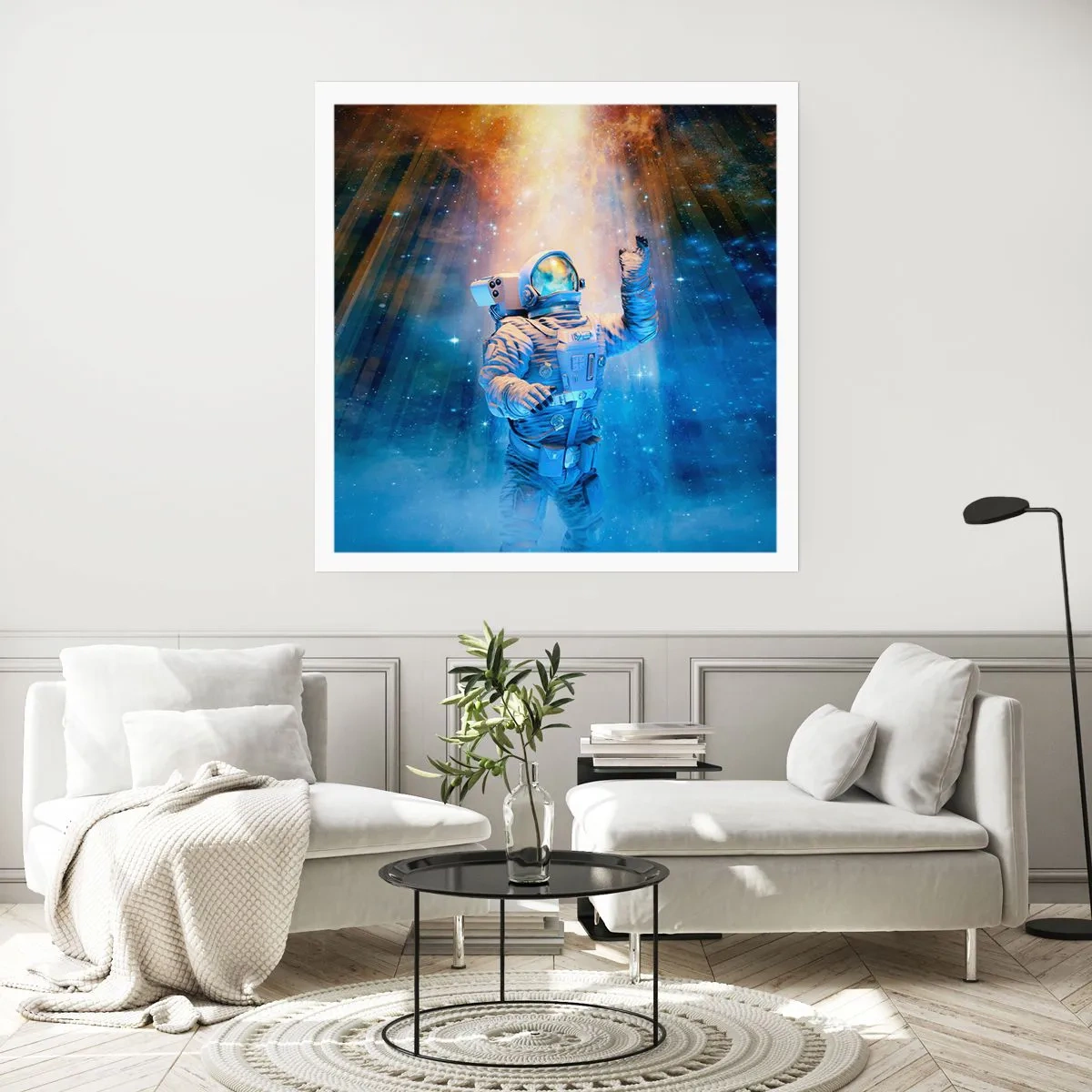 Poster - Eindelijk aan het einde - 40x40 cm