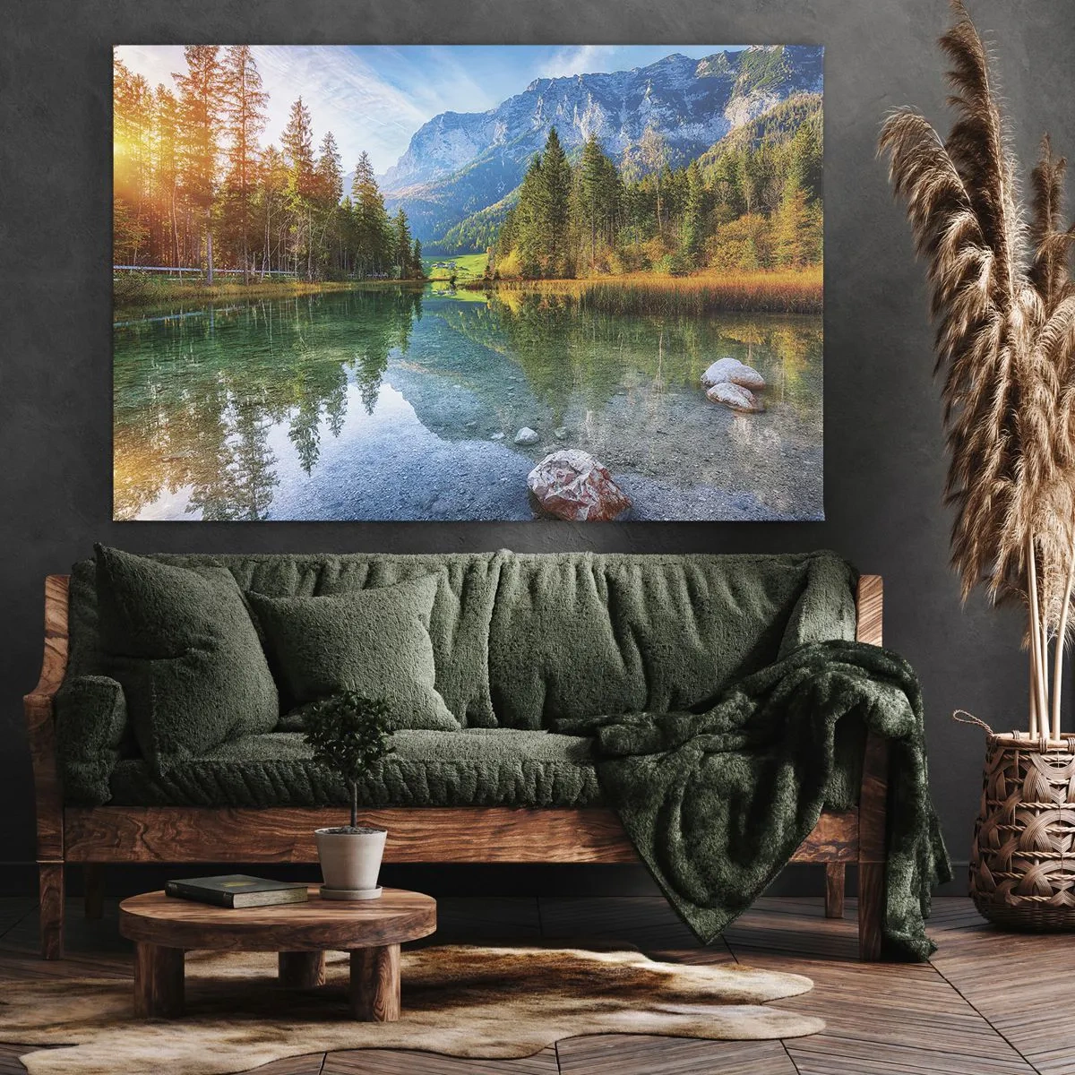 Schilderen op canvas - De zachtheid van de herfst - 120x80 cm