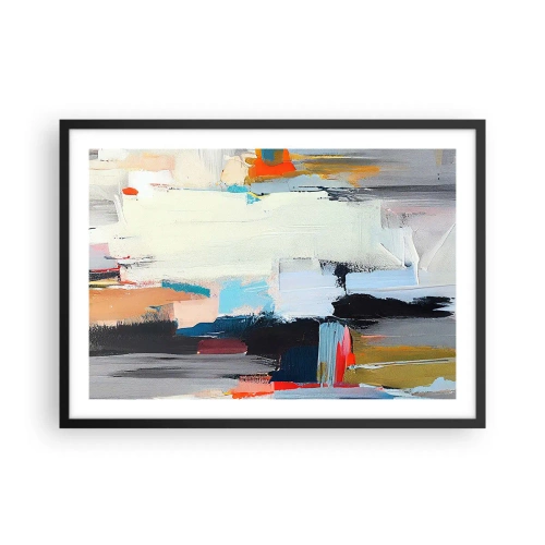 Poster in een zwarte lijst - Is er een methode? - 70x50 cm