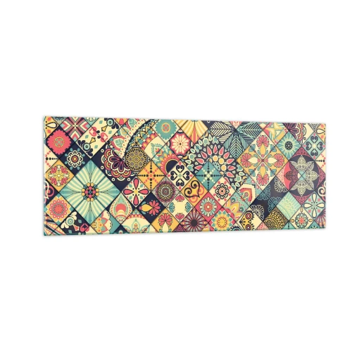 Schilderen op glas - Marokkaanse sfeer - 140x50 cm