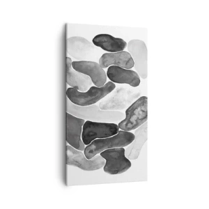 Schilderen op canvas - Rotsachtige abstractie - 45x80 cm