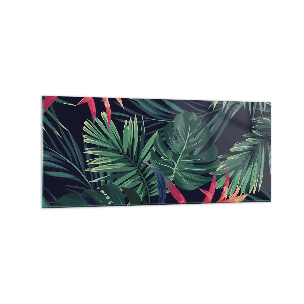 Schilderen op glas - Ontsteken in het groen - 120x50 cm