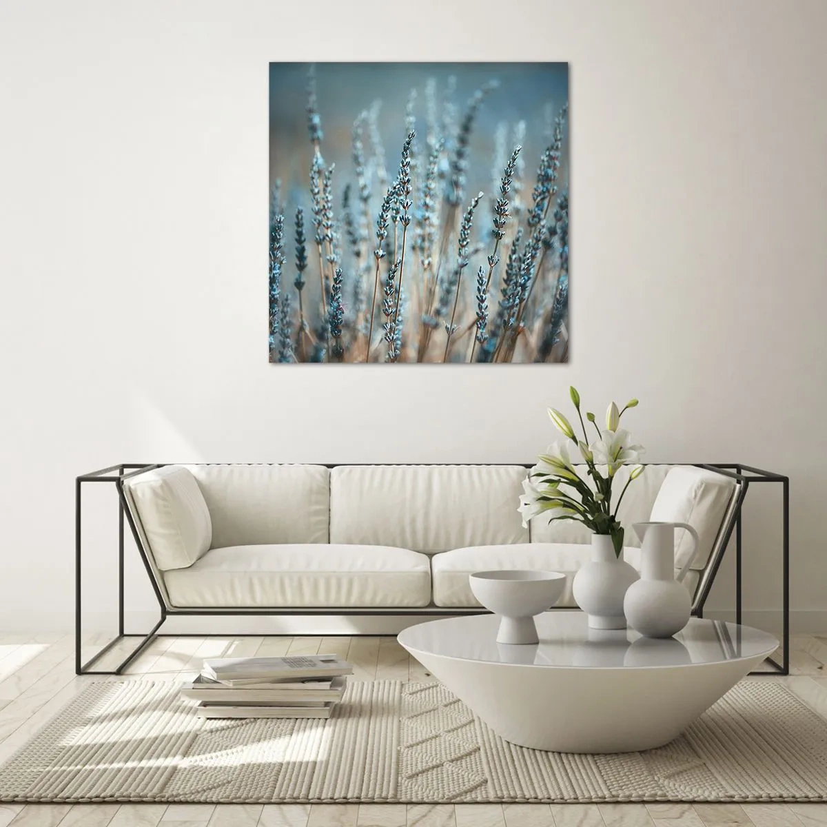 Schilderen op glas - Geurig korenveld - 70x70 cm