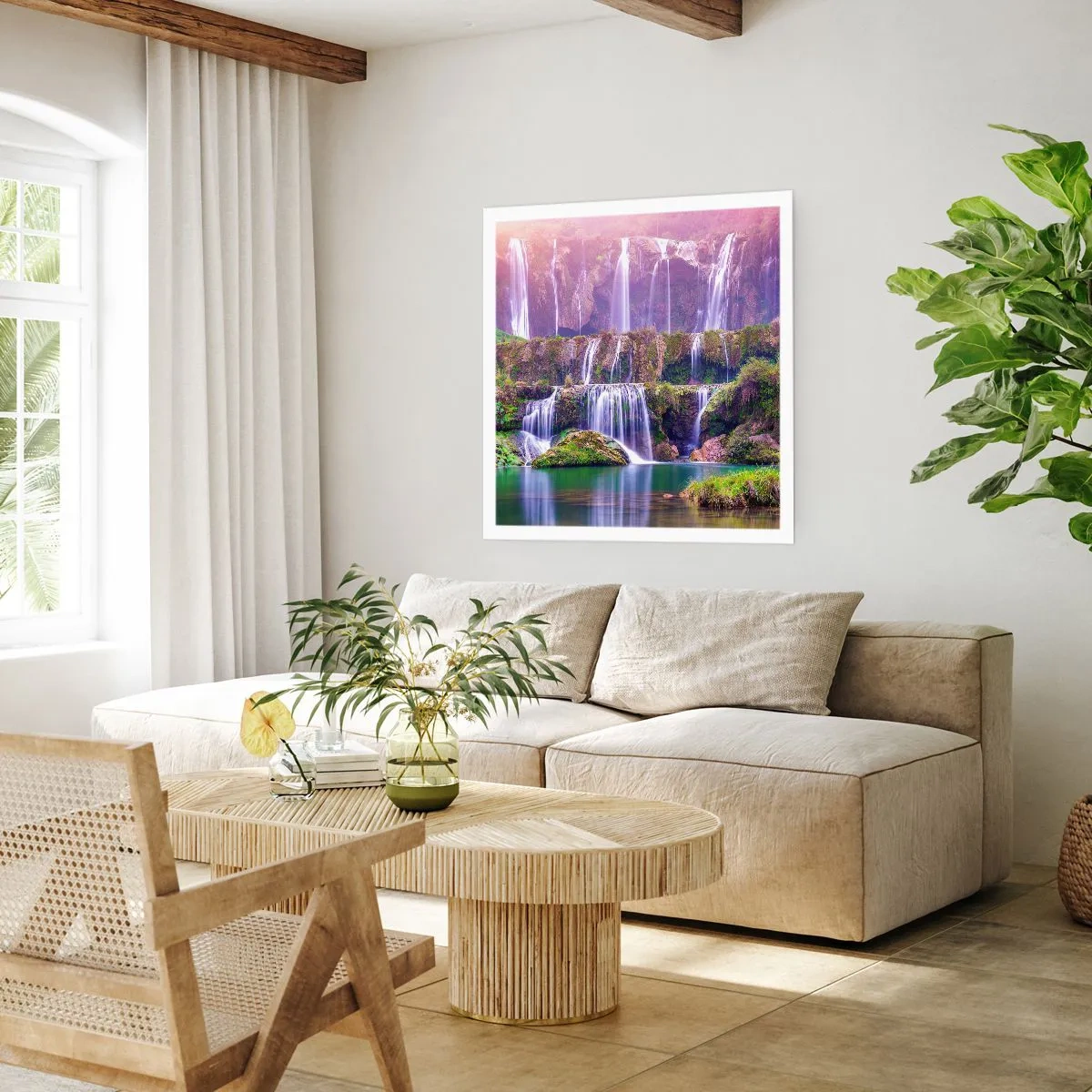 Poster - Trap naar de hemel - 40x40 cm