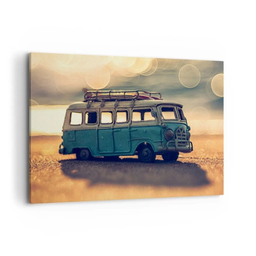 Schilderen op canvas - Het einde van idolen: geld en werk - 100x70 cm