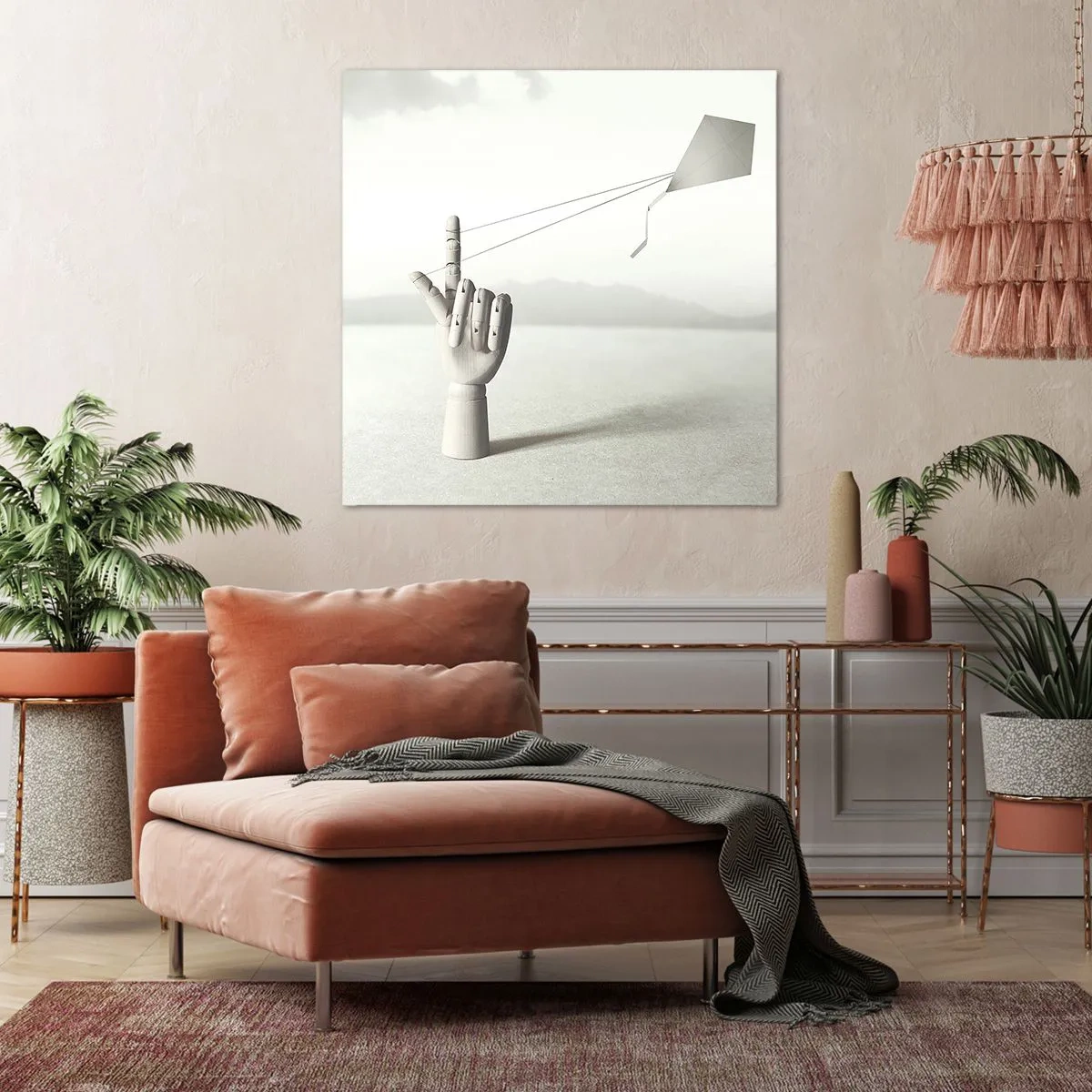 Schilderen op canvas - Krachttest - 70x70 cm