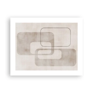 Poster - Geometrische voeg - 50x40 cm