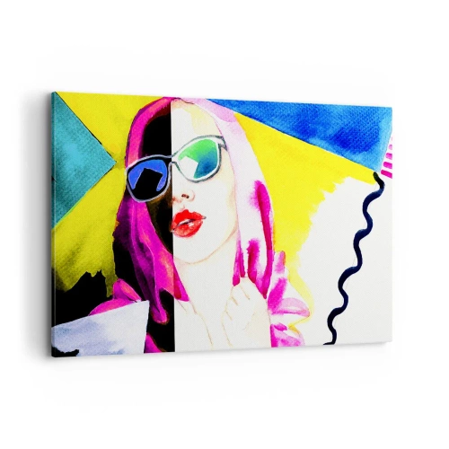 Schilderen op canvas - Ik ben niet wit en ik ben niet zwart - 120x80 cm