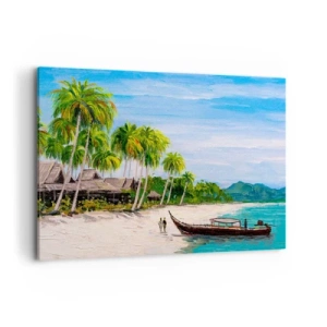 Schilderen op canvas - Een exotische droom - 120x80 cm