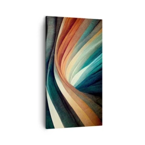 Schilderen op canvas - Geweven uit kleuren - 45x80 cm