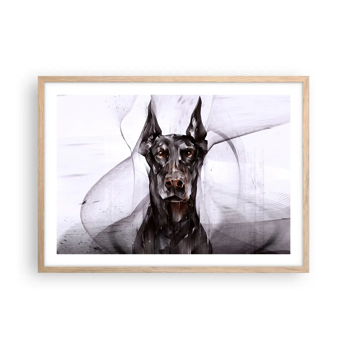 Een poster in een licht eiken lijst - Hooggeboren - 70x50 cm