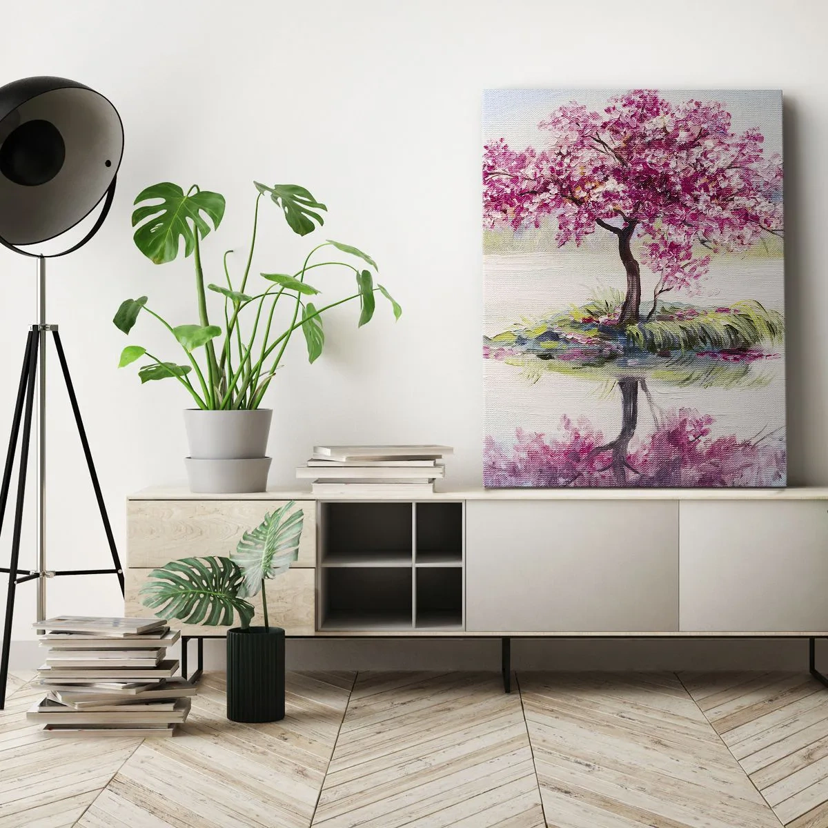 Schilderen op canvas - Lentefeest - 50x70 cm