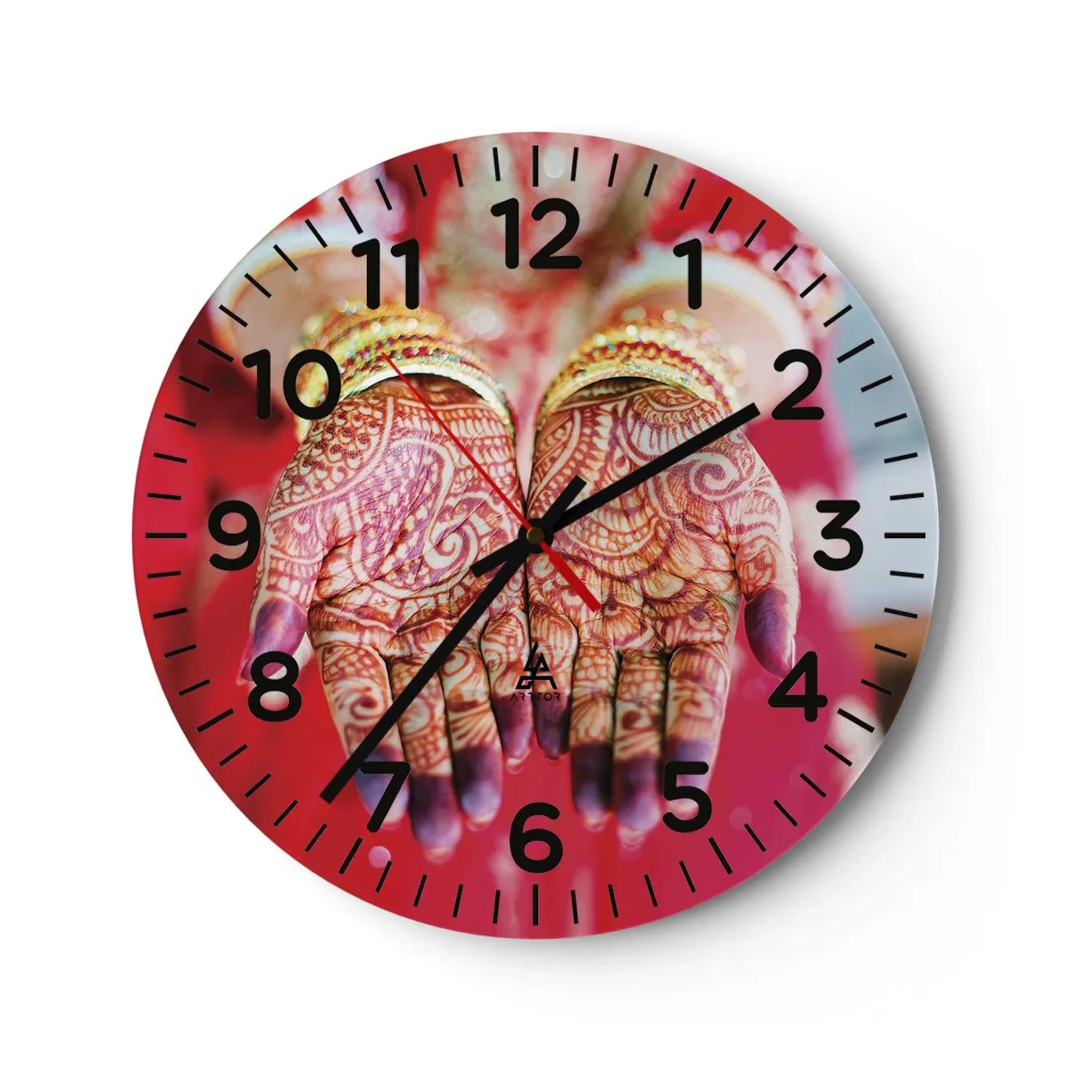 Wandklok - Klok - Klaar om je geluk te vangen? - 40x40 cm