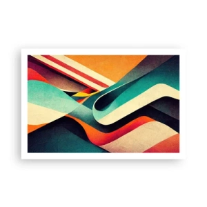 Poster - Intensieve compositie - 91x61 cm