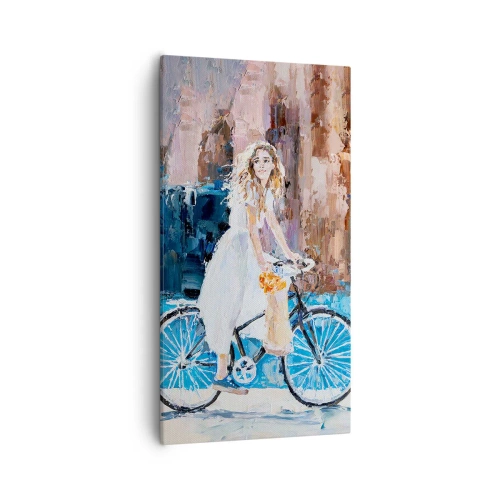 Schilderen op canvas - Vreugde in de ochtend - 55x100 cm