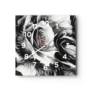 Wandklok - Klok - Altijd een koningin - 30x30 cm