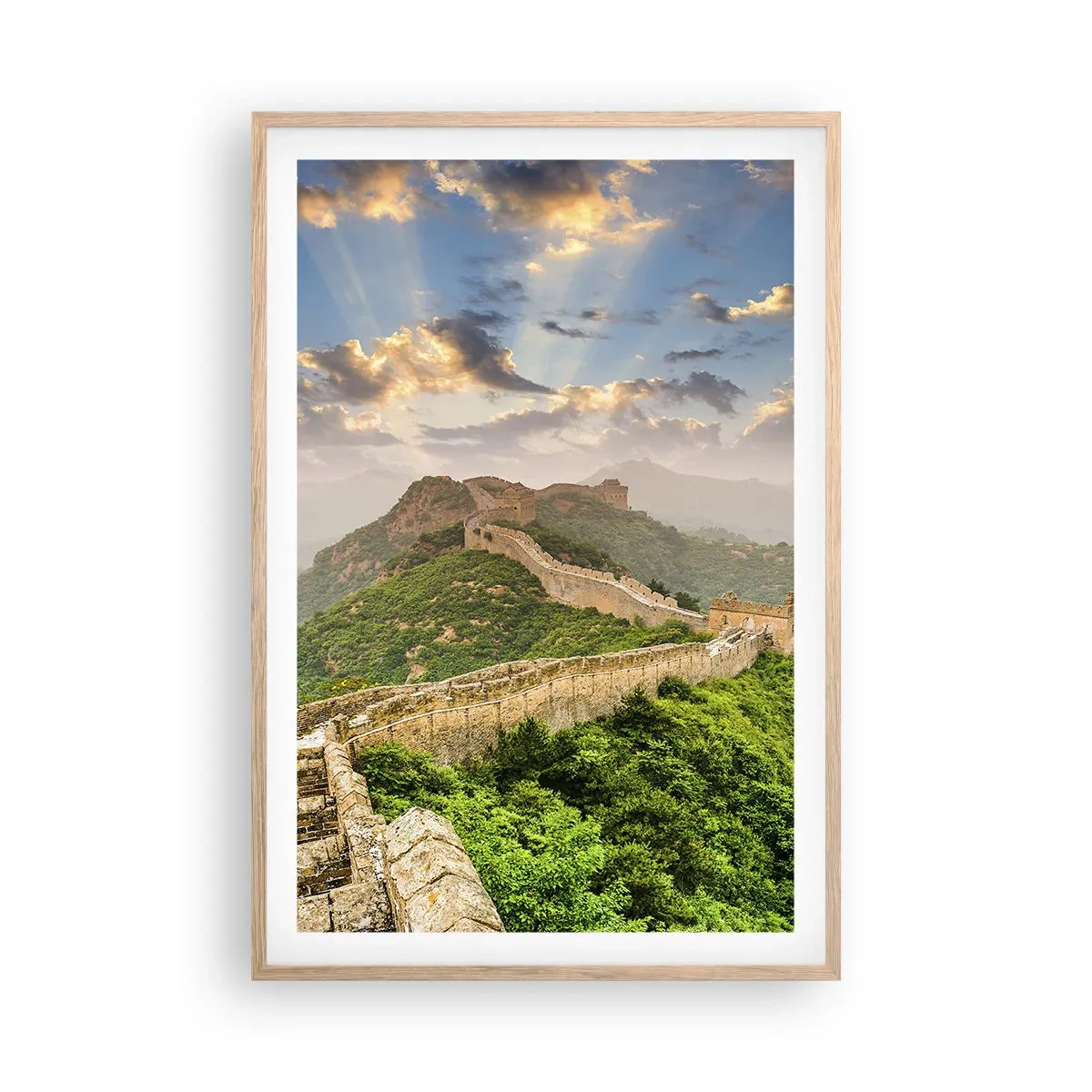 Een poster in een licht eiken lijst - Eeuwige grootheid - 61x91 cm