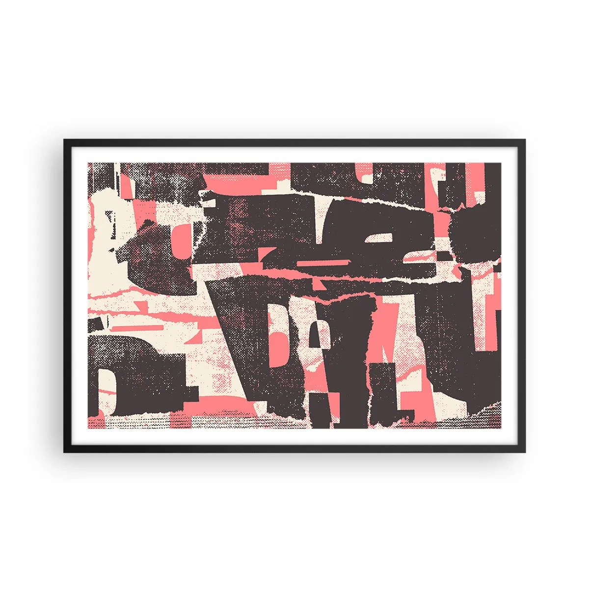 Poster in een zwarte lijst - Al dit lawaai - 91x61 cm