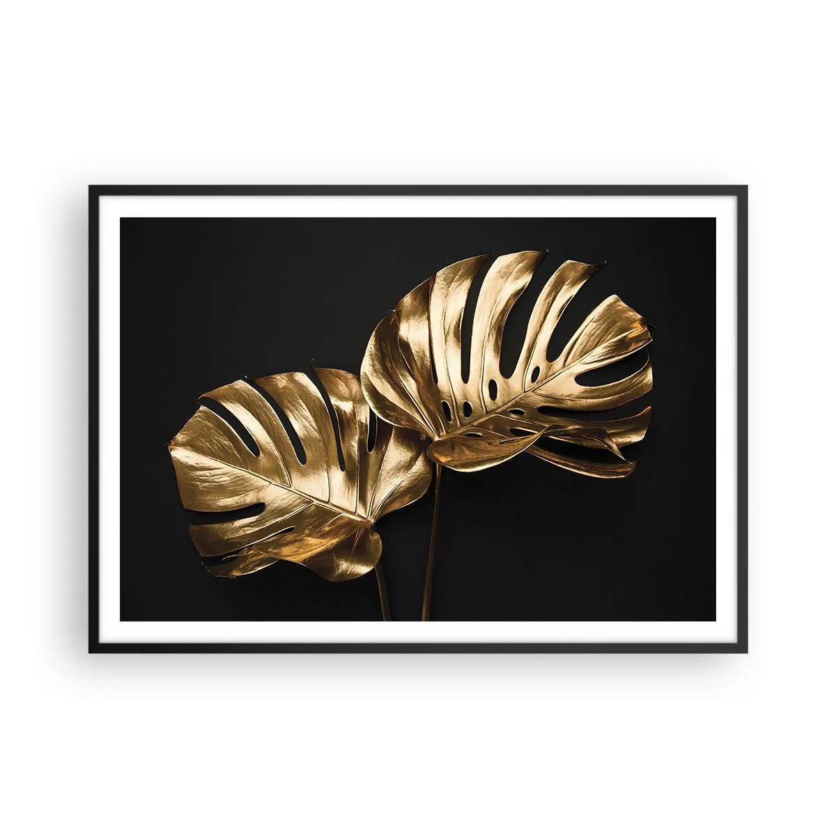 Poster in een zwarte lijst - De schatten van de natuur - 100x70 cm