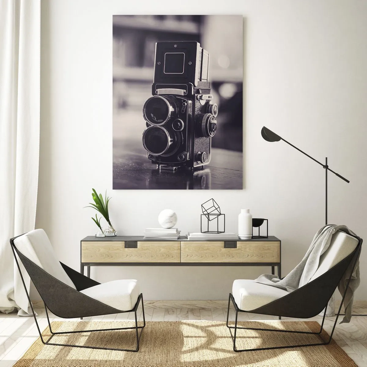 Schilderen op glas - De magie van oude fotografie - 50x70 cm