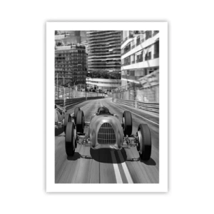 Poster - Lang geleden in Monte Carlo - 50x70 cm