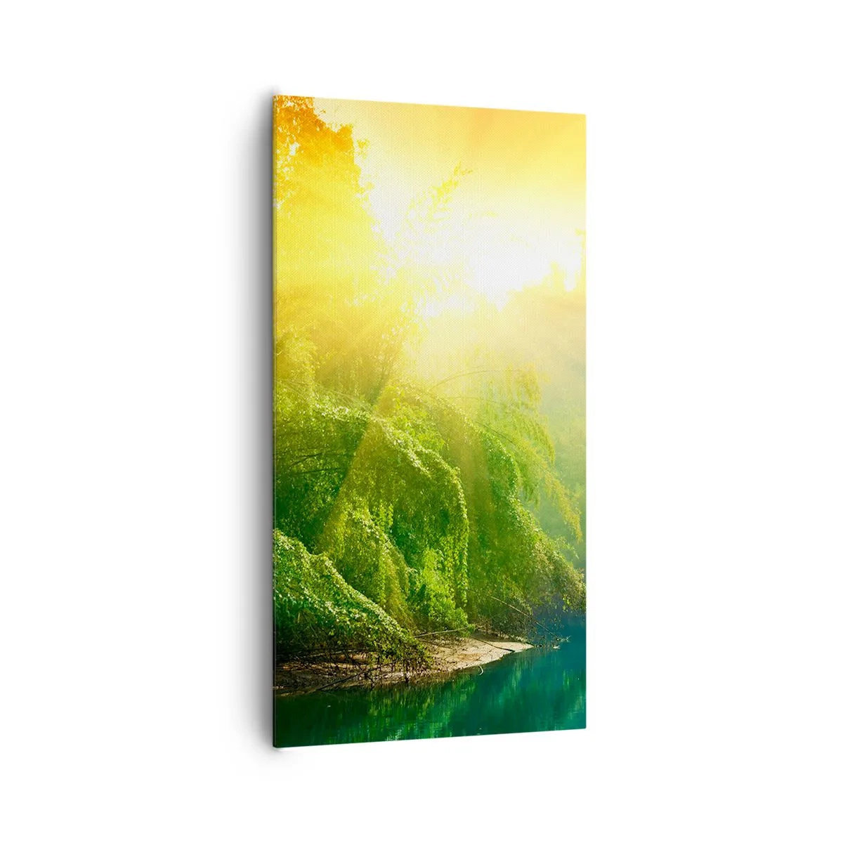 Schilderen op canvas - Verdrinken in de zon en schaduw - 65x120 cm