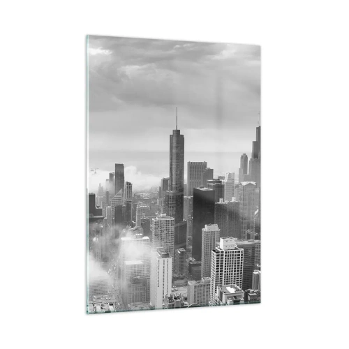 Schilderen op glas - Amerikaans landschap - 50x70 cm