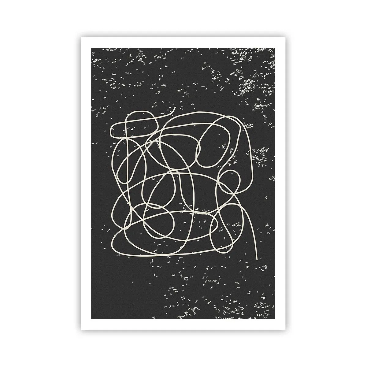 Poster - Dwalende gedachten - 70x100 cm