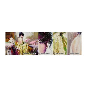 Fotobehang Monster Premium Canvas - Tussen de lippen en de rand van de cup - Vrouw, Lichaam, Deel - 100x30 cm