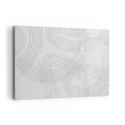 Schilderen op canvas - Er is geen rechte weg - 100x70 cm