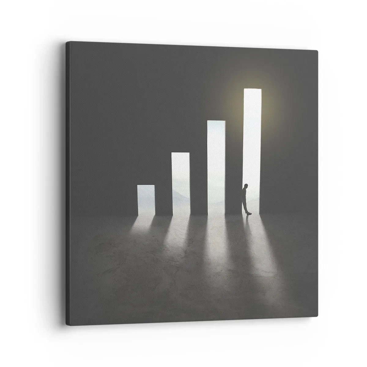 Schilderen op canvas - Succes - impressie - 40x40 cm