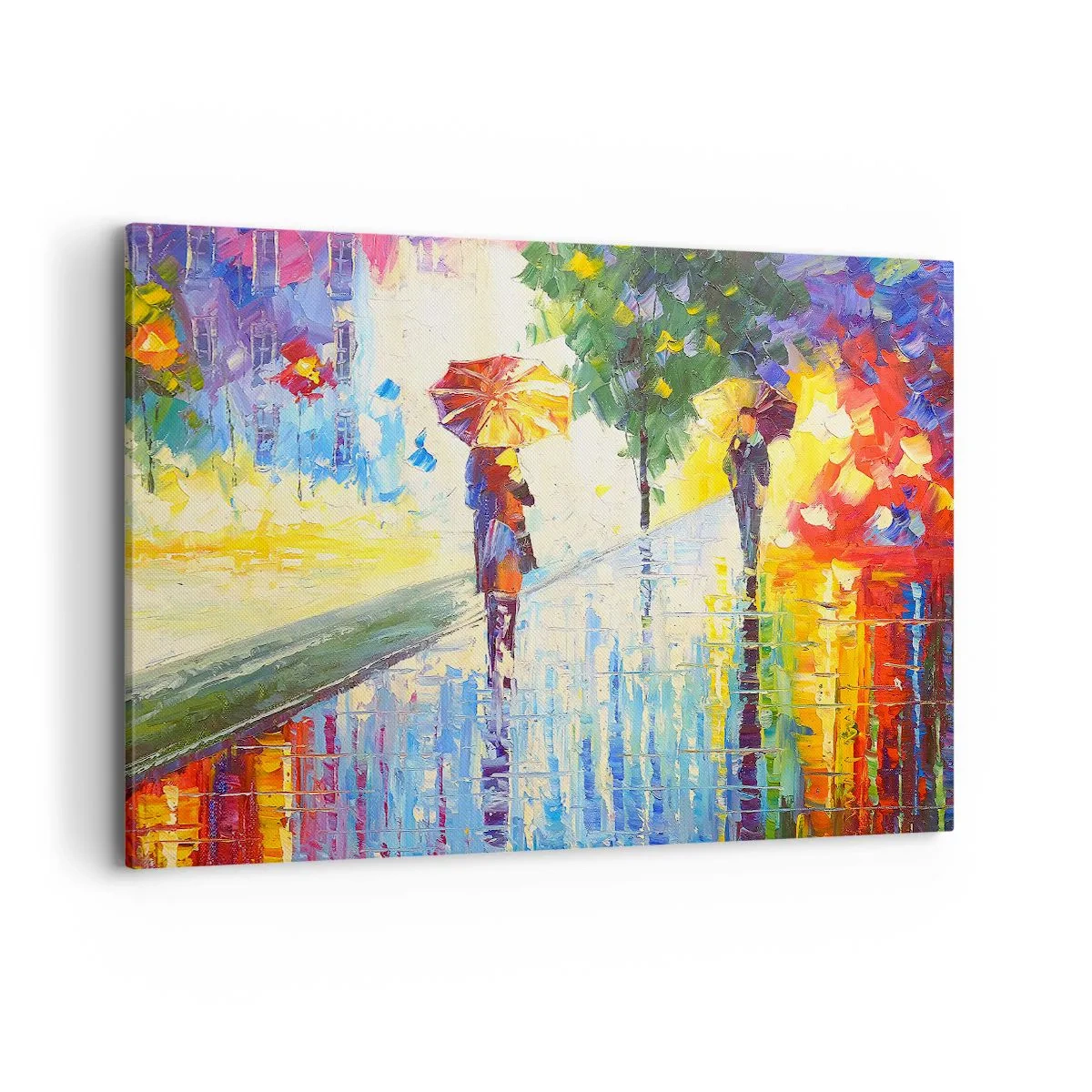 Schilderen op canvas - Nu is het helemaal duidelijk - 120x80 cm