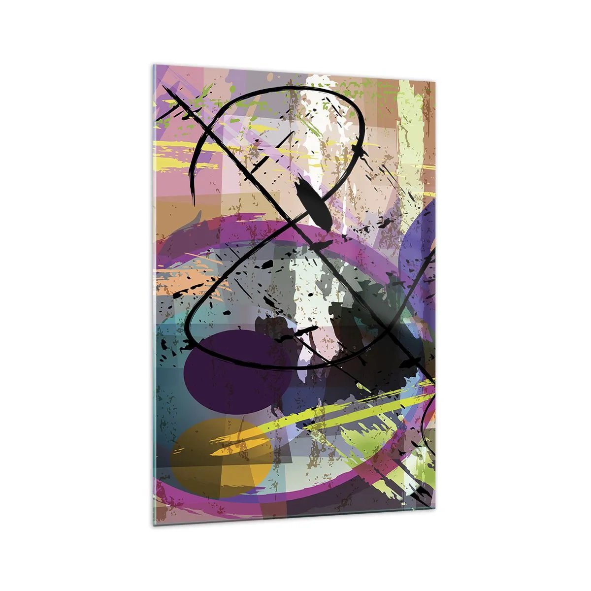 Schilderen op glas - Je kunt rechtdoor of rondom - 70x100 cm