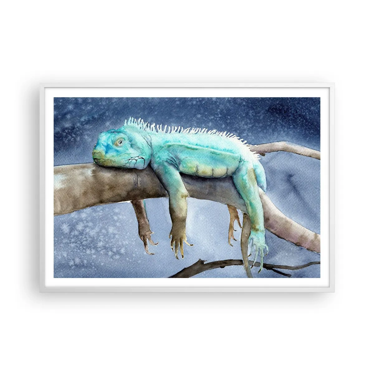 Poster in een witte lijst - Het is goed! - 100x70 cm