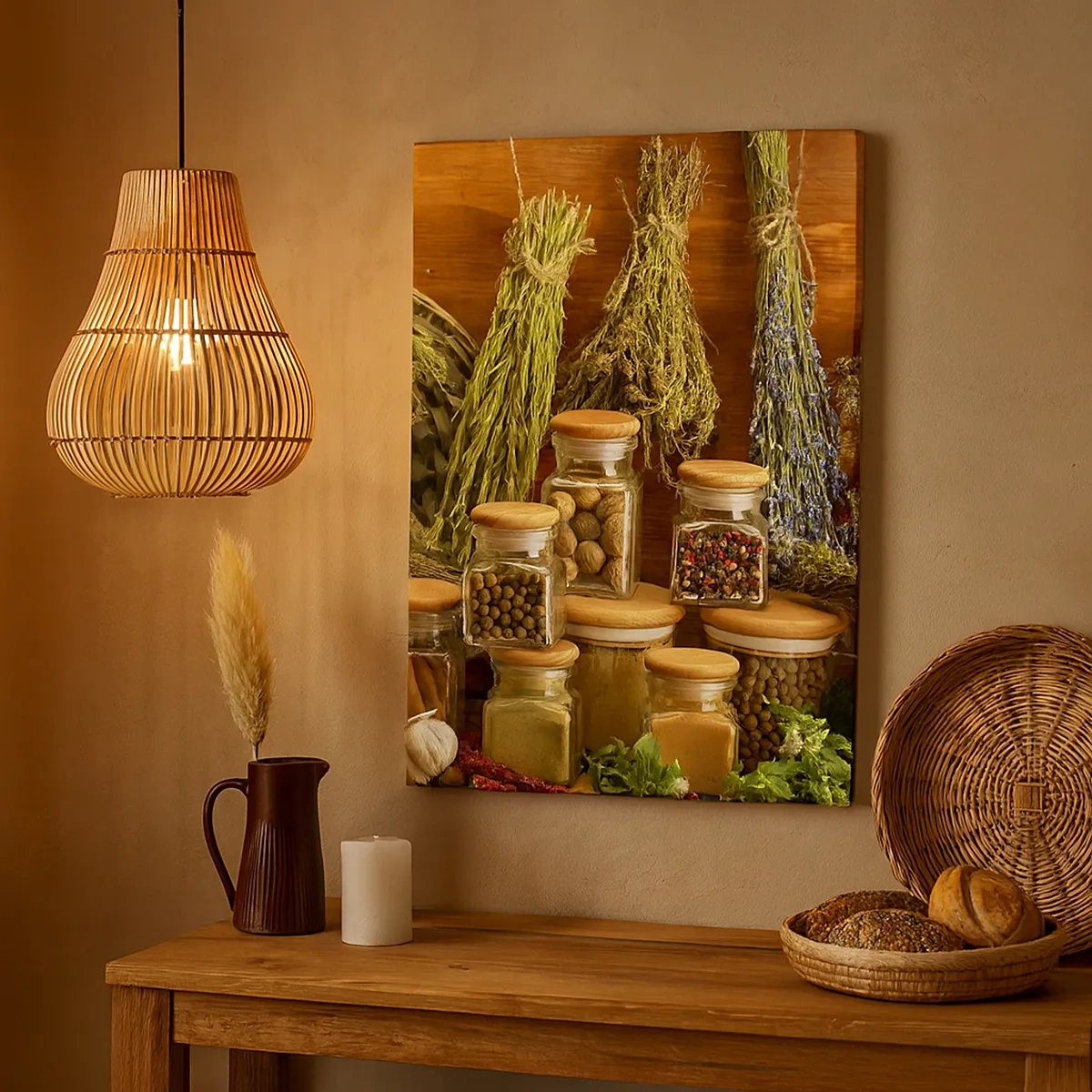 Schilderen op canvas - Keuken spreuken - 50x70 cm