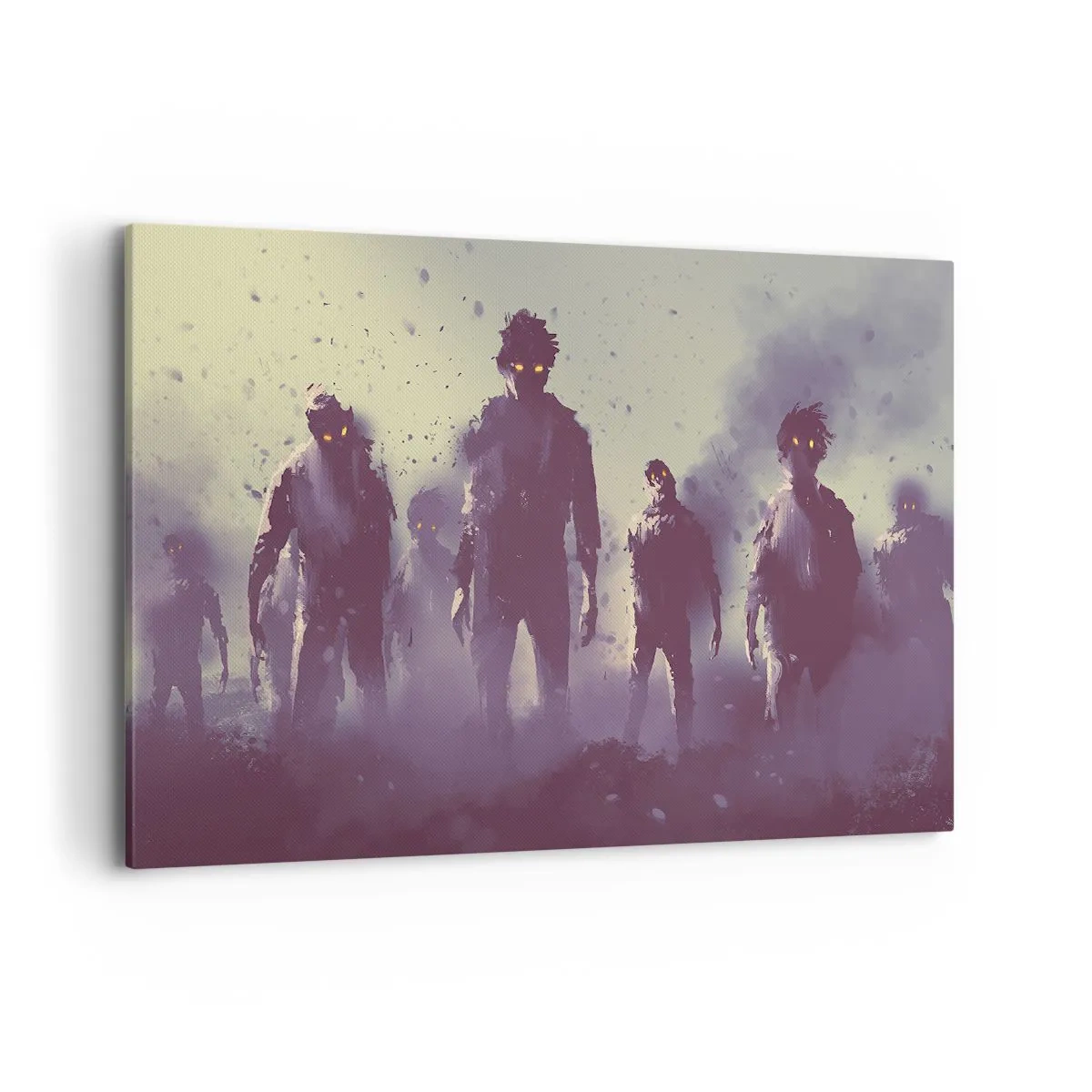 Schilderen op canvas - Wees voorzichtig! Ze komen er aan - 100x70 cm