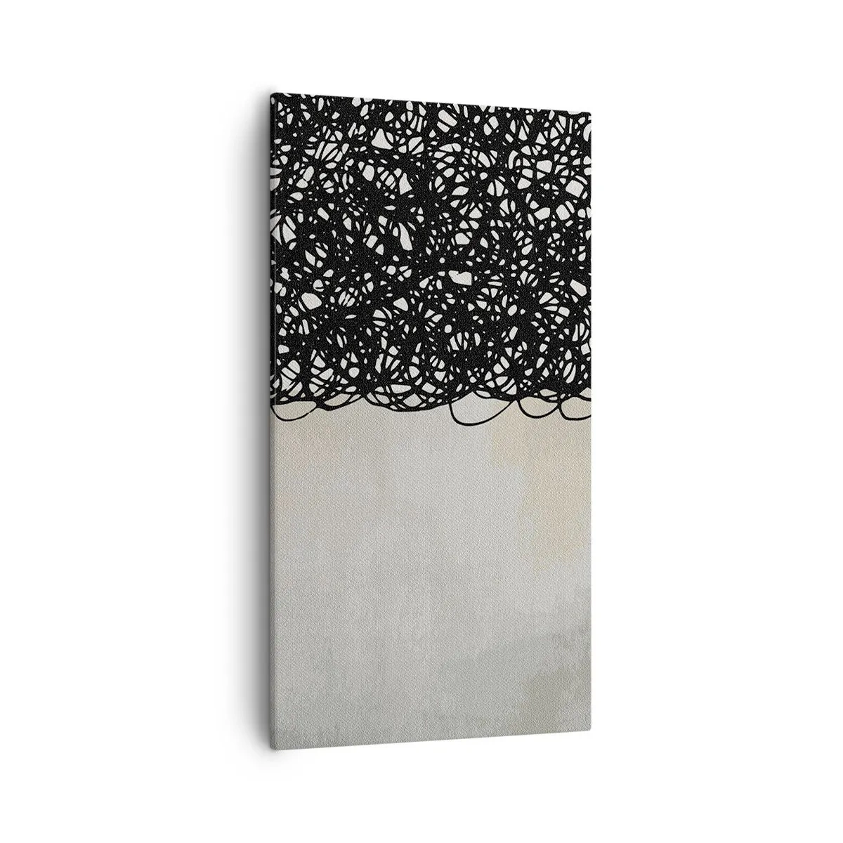 Schilderen op canvas - Turbulente abstractie - 55x100 cm