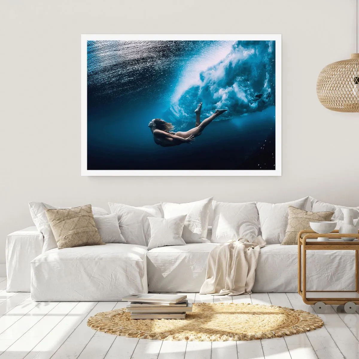 Poster - Een moderne zeemeermin - 100x70 cm