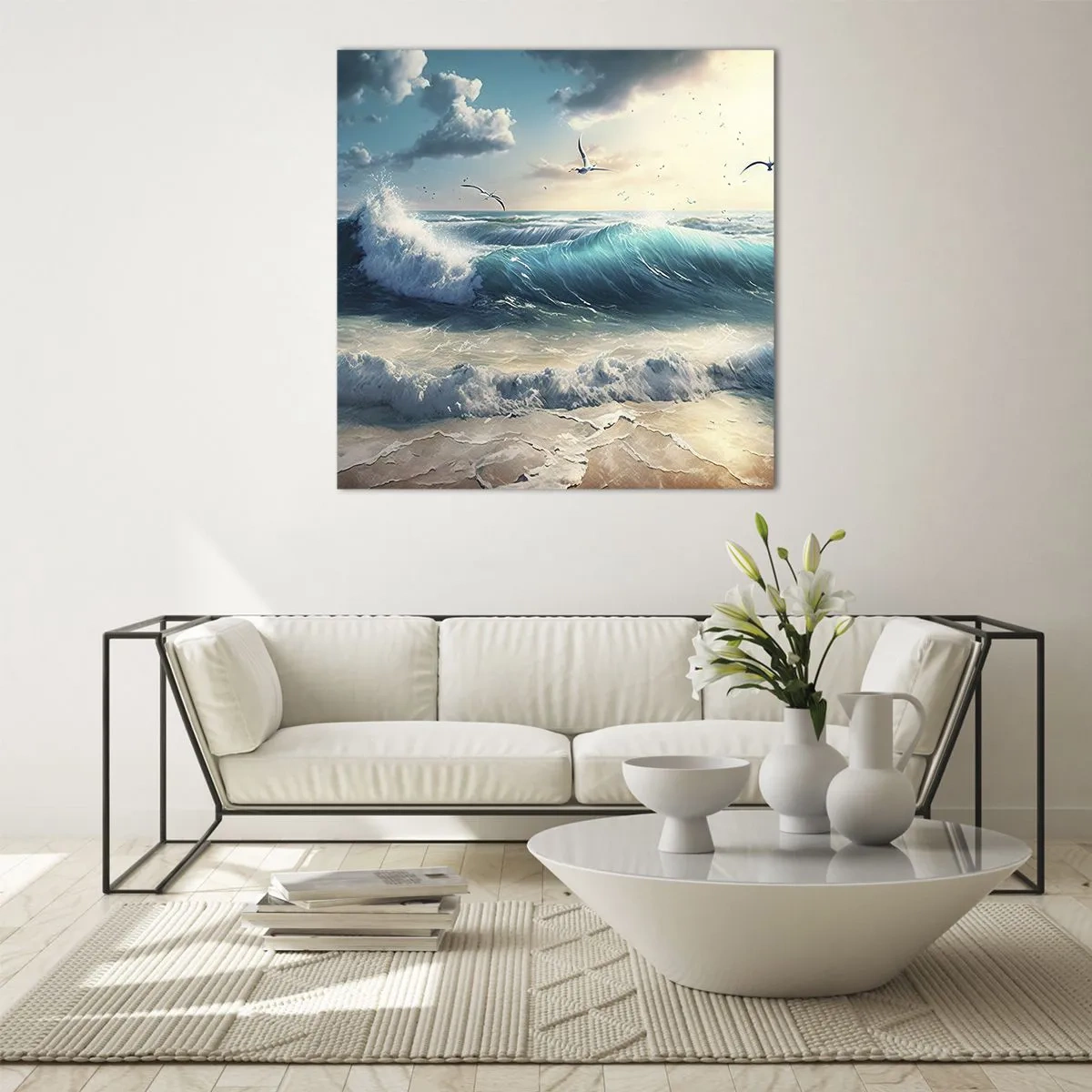 Schilderen op glas - Ritselt alleen voor jou - 40x40 cm