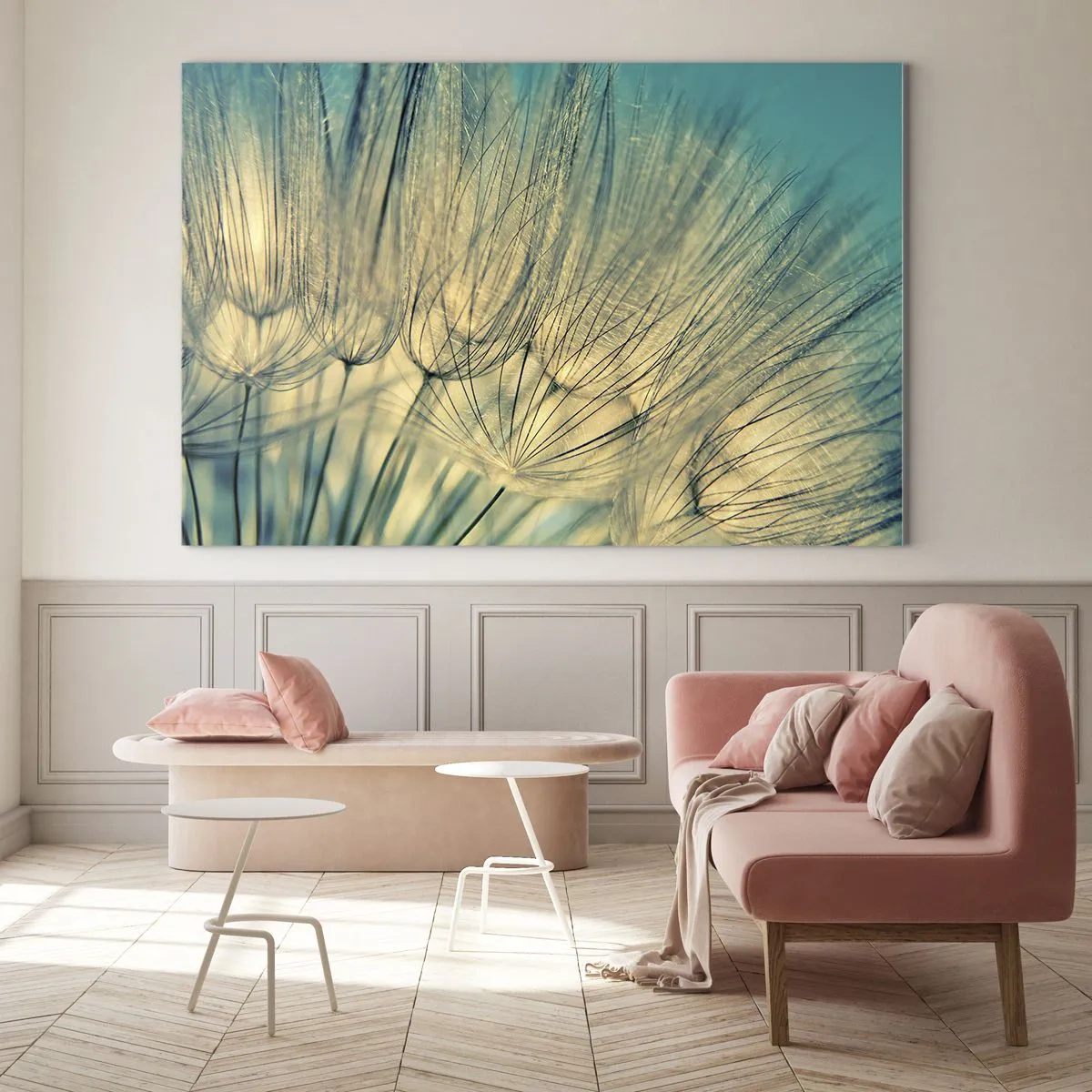 Schilderen op glas - In afwachting van de wind - 100x70 cm