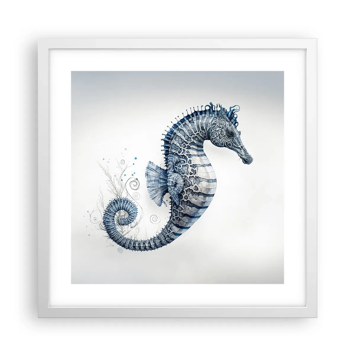 Poster in een witte lijst - Een subtiele grap van de natuur - 40x40 cm