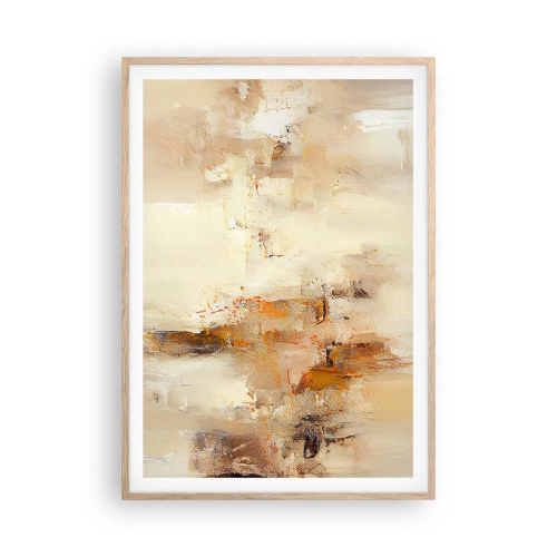 Een poster in een licht eiken lijst - Ziel van Amber - 70x100 cm