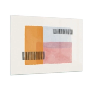 Schilderen op glas - Van hoek tot hoek - 100x70 cm