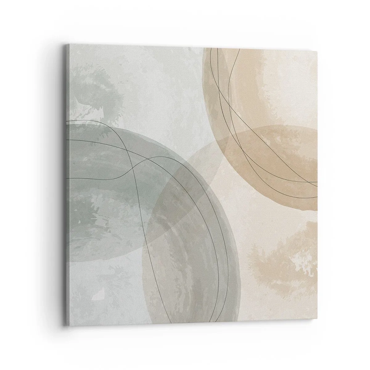 Schilderen op canvas - Indringende werelden - 70x70 cm