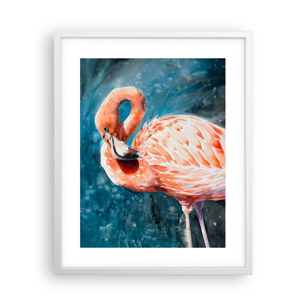 Poster in een witte lijst - Decoratief van aard - 40x50 cm